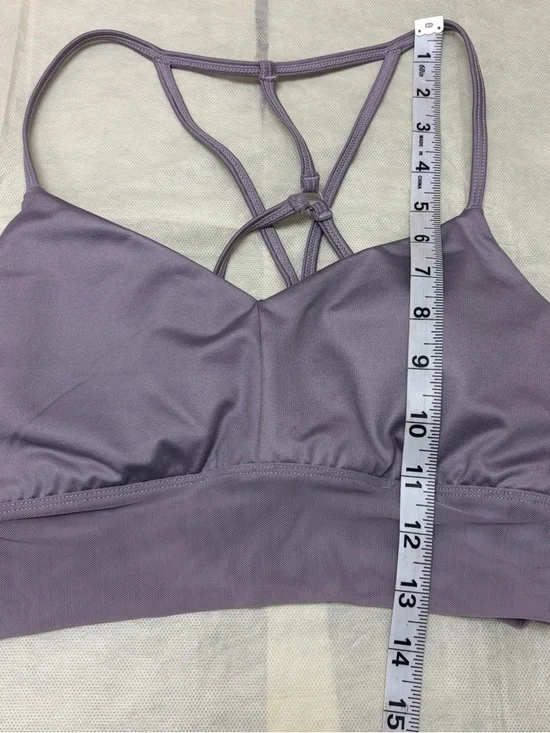 ALO Yoga Lavish Sports Bra in light purple. With removable pads. Size SMALL. - Picture 6 of 10